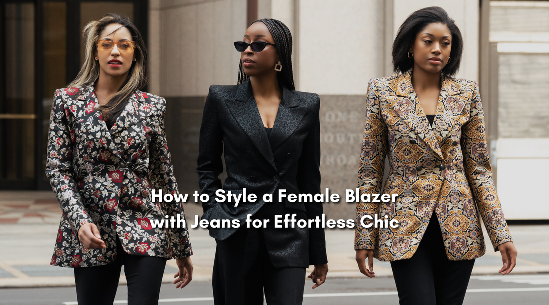 How to Style a Female Blazer with Jeans for Effortless Chic?