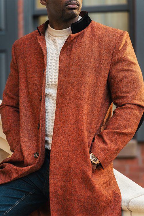 Men's Burnt Orange Blazer