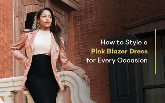 How to Style a Pink Blazer Dress for Every Occasion
