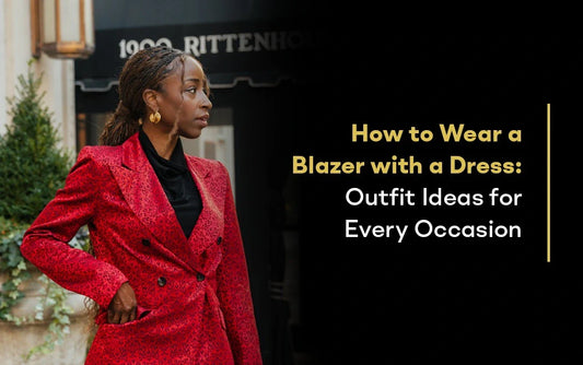 How to Wear a Blazer with a Dress