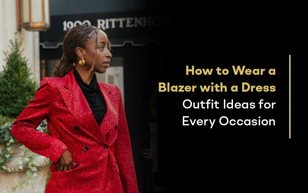 How to Wear a Blazer with a Dress