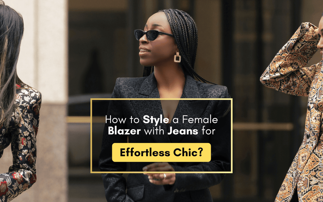 Style a Female Blazer with Jeans