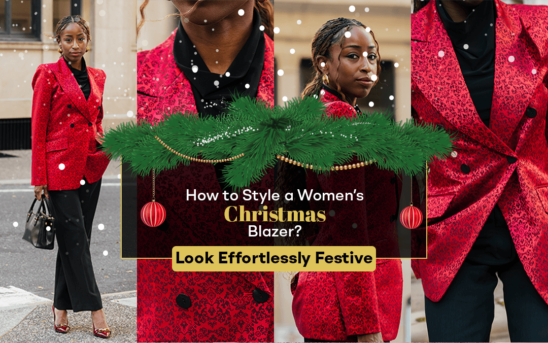 How to Style a Women’s Christmas Blazer