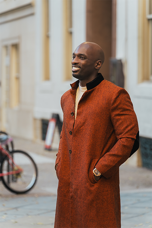 Men's Burnt Orange Blazer