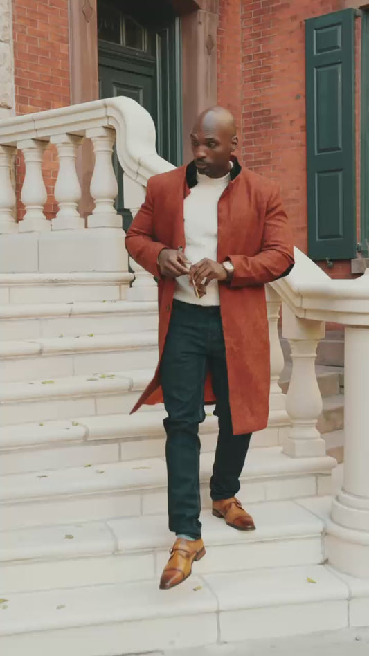 The Kaél Men’s Burnt Orange Jacket